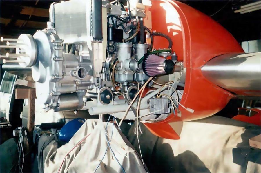 Blanik by two Rotax engines