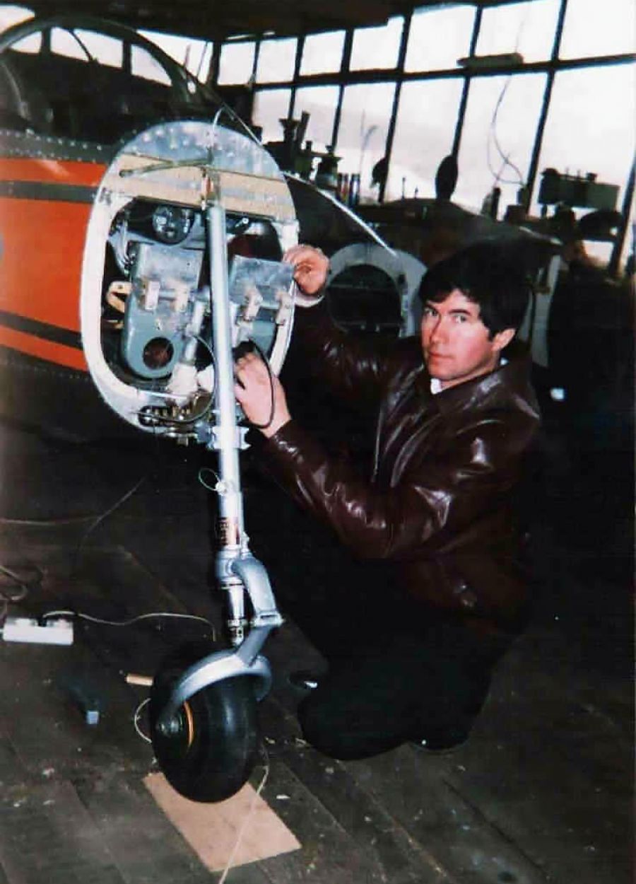 Blanik by two Rotax engines